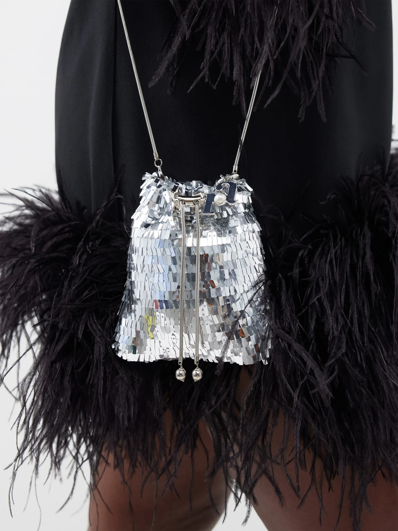 Ballerina Plaza paillette handbag | Matches (US)