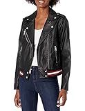 Levi's Women's Faux Leather Moto Bomber Jacket (Standard & Plus Sizes), Black, X-Small | Amazon (US)