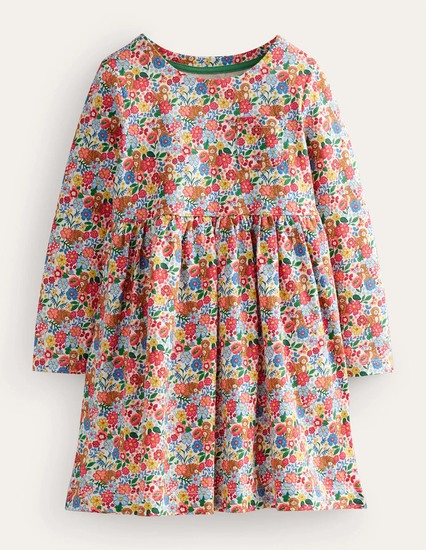 Long Sleeve Fun Jersey Dress | Boden (US)