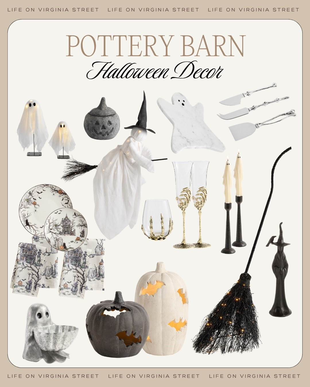 Pottery barn Halloween decor! 👻

pottery barn halloween, pottery barn halloween decor, pottery barn halloween decorations, pottery barn halloween collection, pottery barn halloween 2026, pottery barn fall decor, pottery barn halloween shop, pottery barn halloween finds, halloween home decor, halloween decorations, halloween decorating ideas, elevated halloween decor, sophisticated halloween decor, elegant halloween decor, spooky chic decor, vintage halloween decor, traditional halloween decor, timeless halloween decor, haunted house decor, haunted mansion decor, moody halloween decor, gothic halloween decor, halloween living room decor, halloween entryway decor, halloween mantel decor, halloween dining room decor, halloween kitchen decor, halloween tabletop decor, halloween outdoor decor, halloween porch decor, halloween entertaining, halloween tablescape, halloween serveware, halloween dinnerware, halloween table linens, halloween table runner, halloween placemats, halloween napkins, halloween cocktail decor, skeleton serveware, skeleton decor, skeleton candle holder, skeleton taper candles, ghost decor, ceramic ghost, ghost candle holder, ghost pillow, halloween pillows, pumpkin pillow, bat pillow, halloween throw blanket, halloween doormat, haunted house doormat, halloween candles, flameless halloween candles, ghost taper candle, pumpkin candle, haunted house candle, halloween candle holders, jack o lantern decor, terracotta jack o lantern, terracotta pumpkins, decorative pumpkins, faux pumpkins, pumpkin decor, black halloween decor, black tree, lit halloween decor, halloween string lights, halloween lanterns, halloween cloche, lit ghost cloche, halloween wreath, halloween garland, ravens, skull decor, spooky tabletop decor, Midnight Manor, Midnight Manor decor, Scary Squad, Gus the Ghost, haunted heirloom decor, antique inspired halloween, old world halloween decor, moody fall decor, cozy halloween decor, designer halloween decor, luxury halloween decor, halloween home inspiration, spooky season decor, designer inspired halloween

#LTKSeasonal #LTKHome