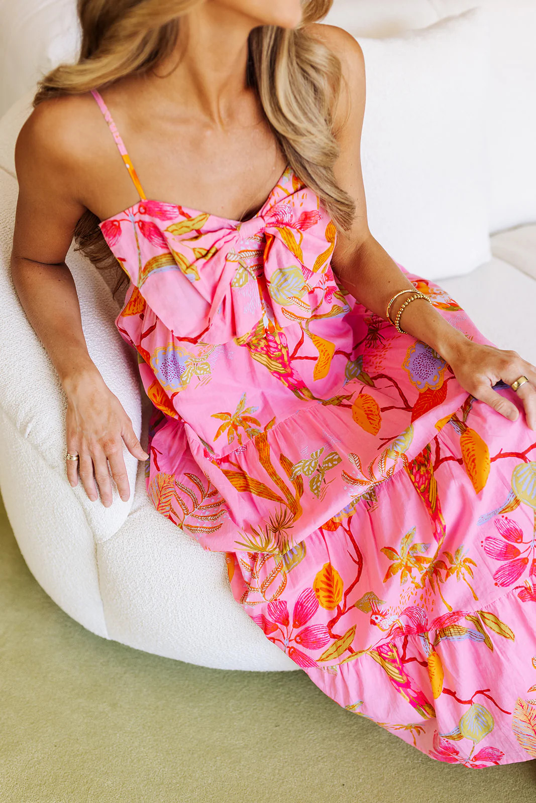 The Playa Bow Midi Dress | J.Marie