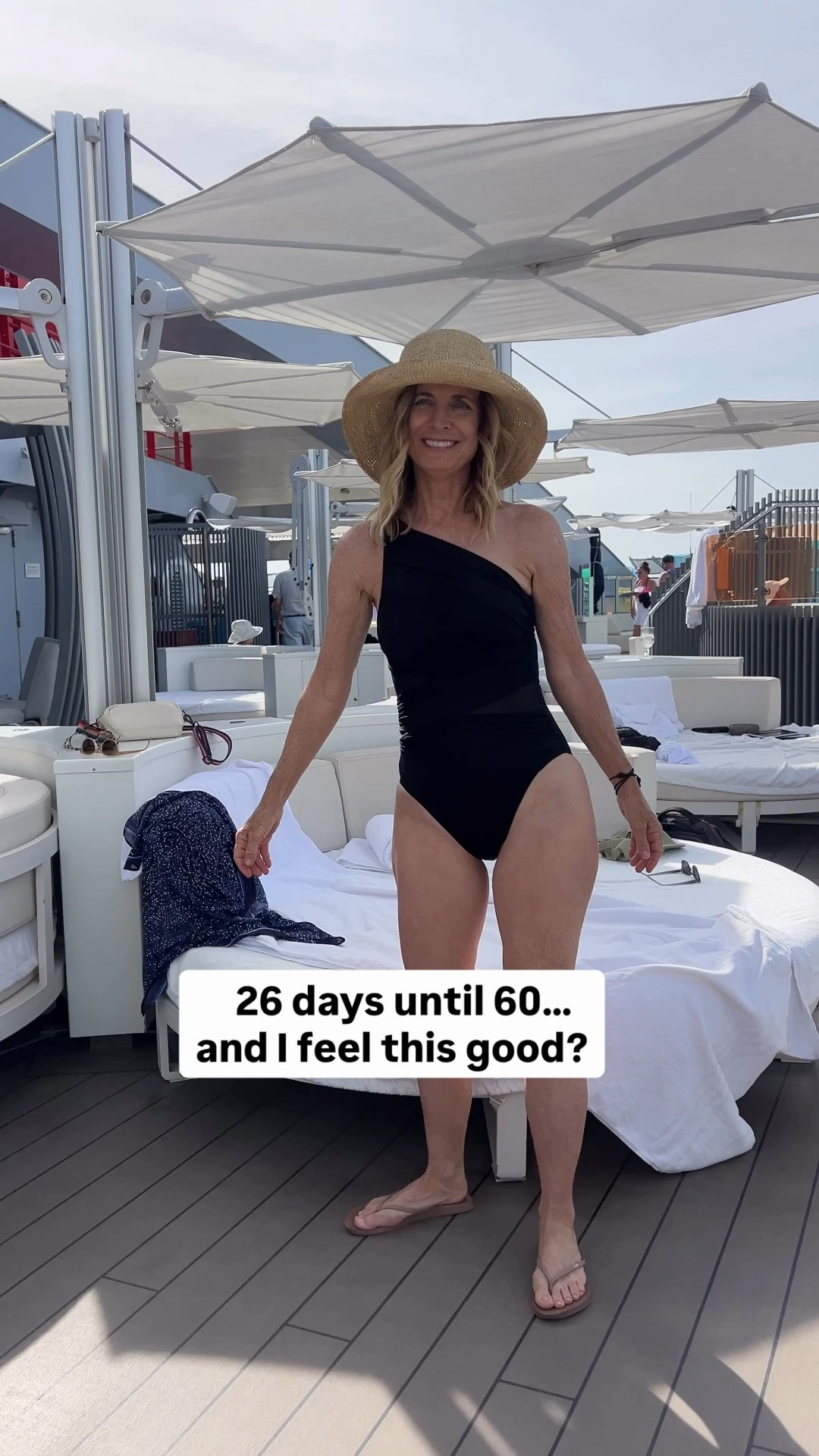 26 days… and I’m not slowing down anytime soon 💃 How old are you? 👇 Anyone else have a birthday coming up? 🎉

@Miraclesuit 

#LTKSwim #LTKOver40 #LTKdayinmylife