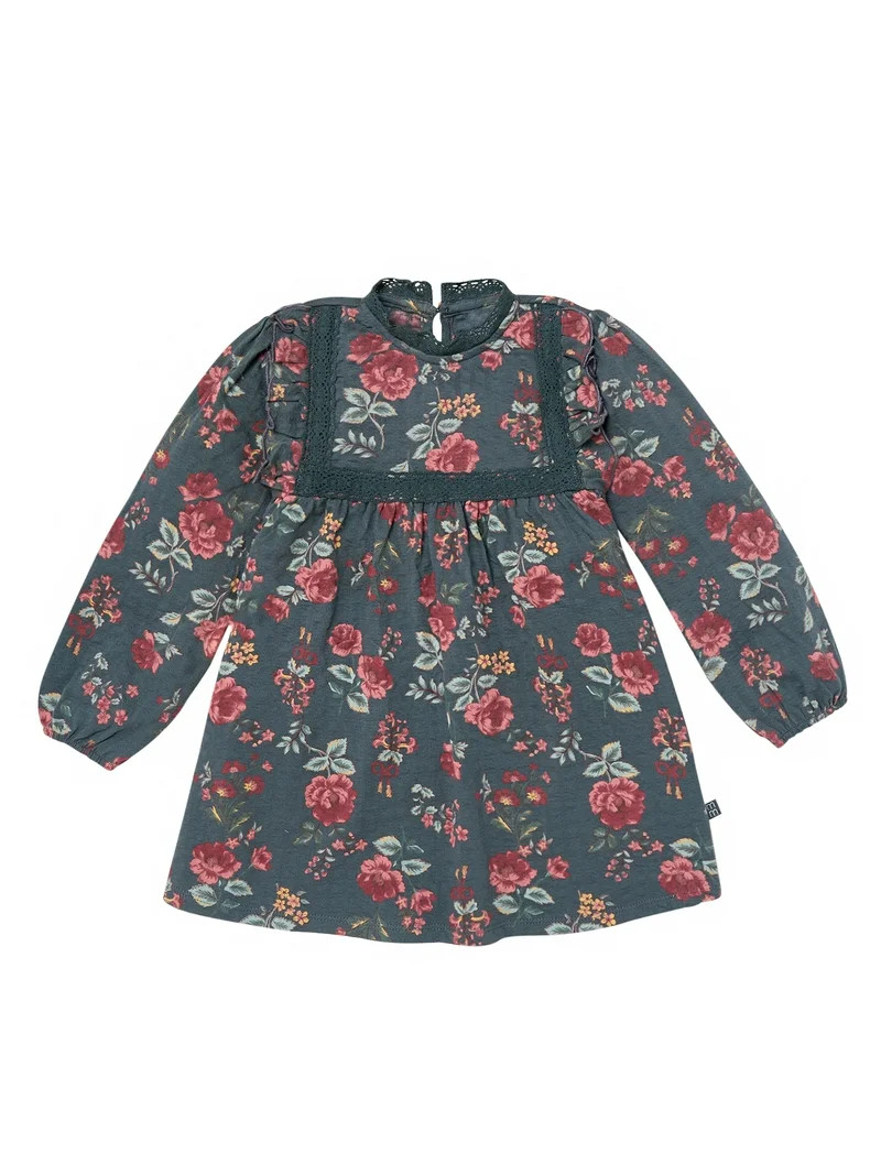 Modern Moments Vestido con Volantes y Detalle de Encaje de Crochet para Niña Pequeña by Gerber,... | Walmart (US)