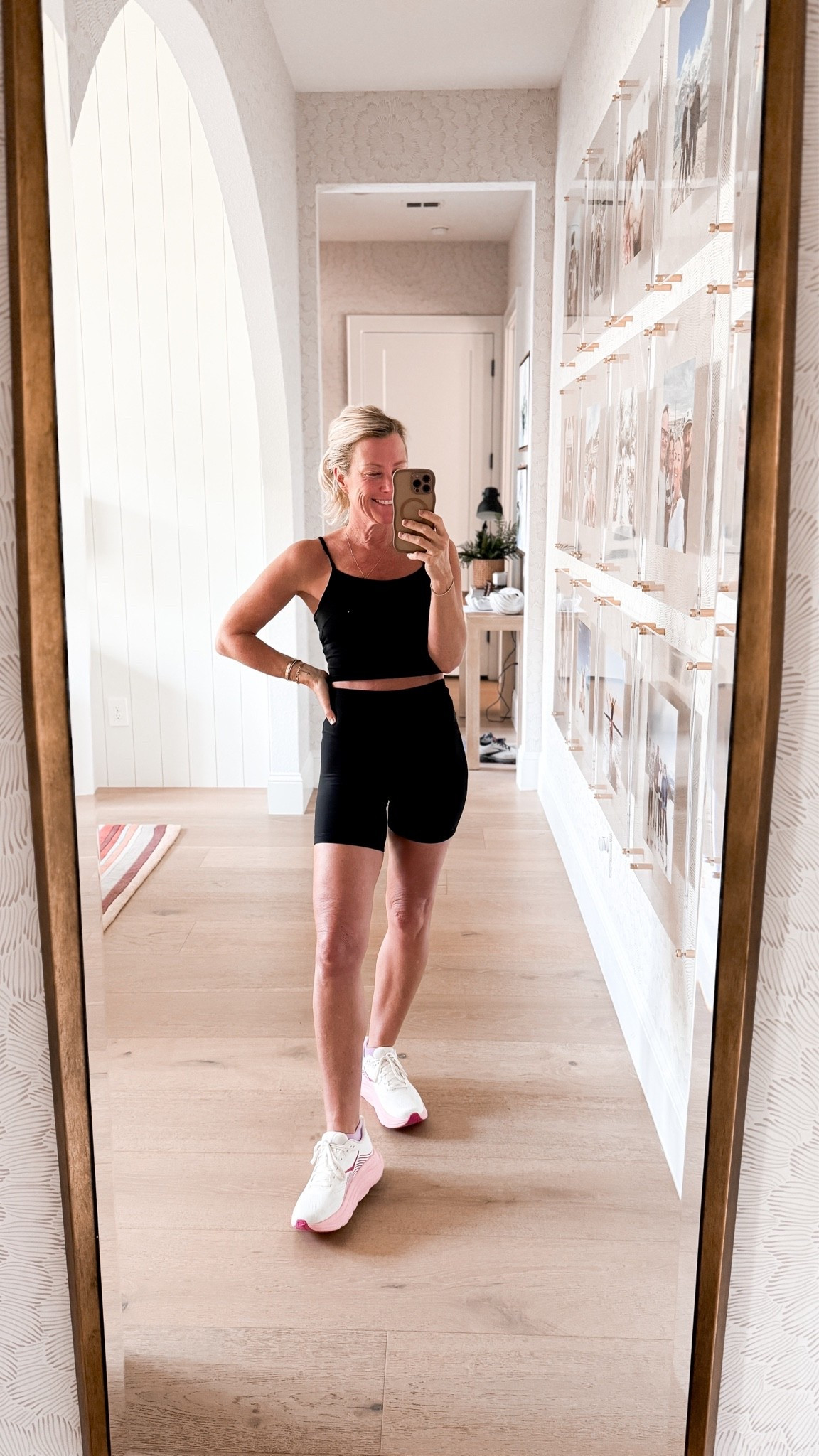 With this record-breaking September heat, this workout fit was a go-to.
Tank: small
Shorts: small

#LTKOver40 #LTKSeasonal #LTKActive