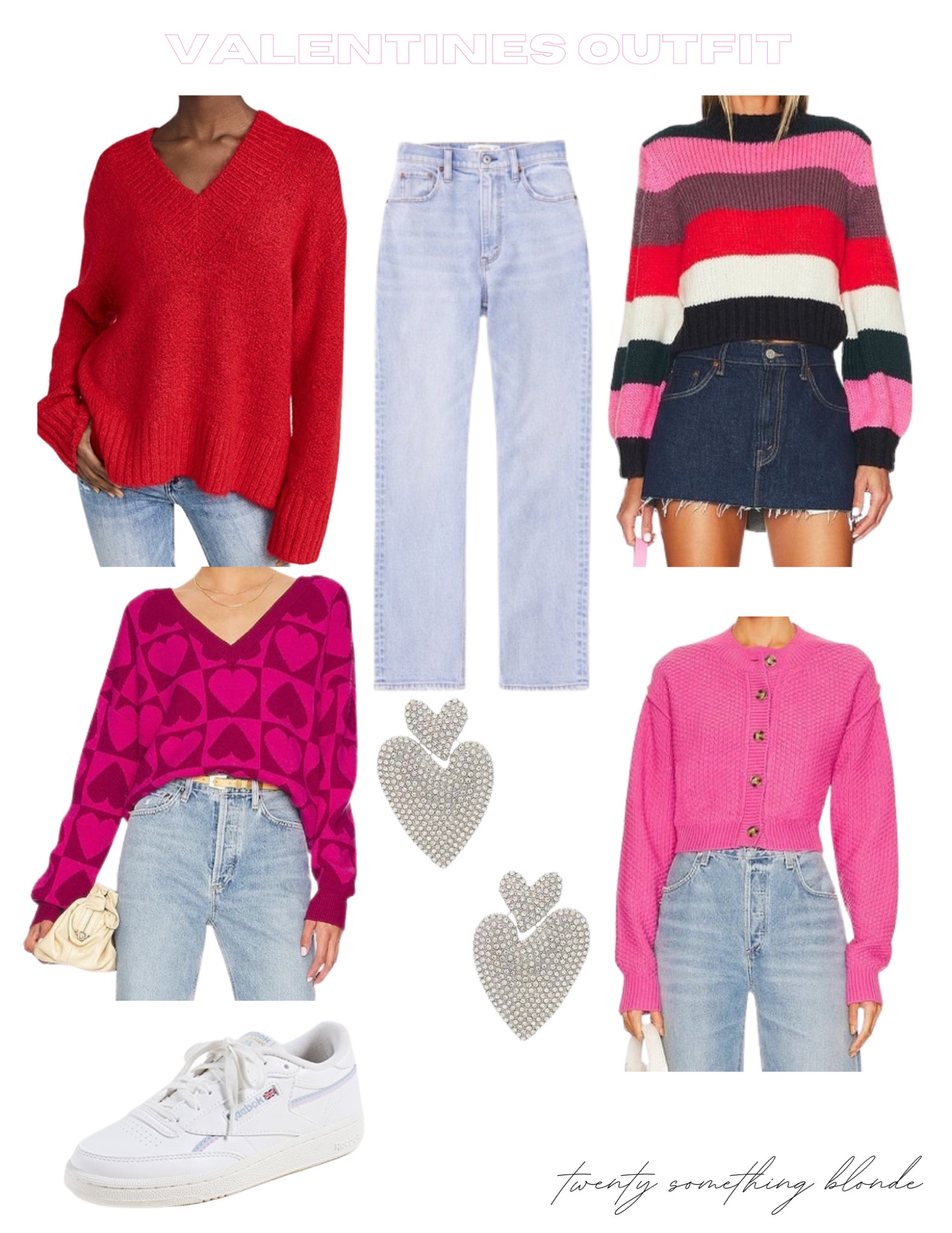 valentines day | a casual and cute valentines outfit for the day

#LTKunder100 #LTKsalealert #LTKstyletip
