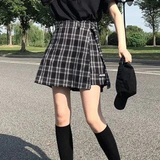 Plaid Skort | YesStyle Global