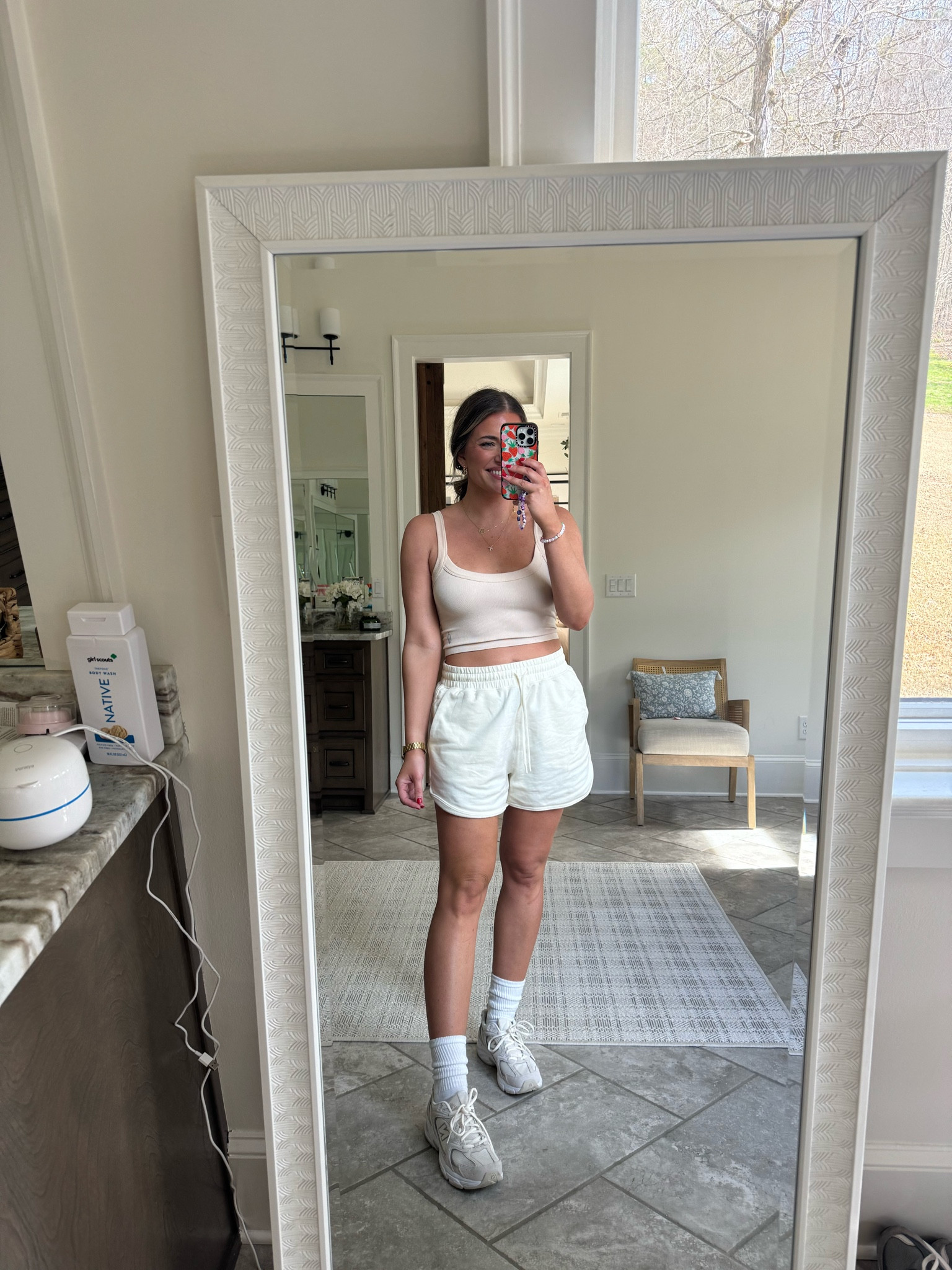 My outfit of the day. The comfiest, stretchy tank. TTS - M/L 

Love my new balance 530. So comfy & TTS 


#LTKfitness #LTKfindsunder50 #LTKshoecrush