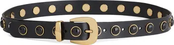 Madewell Cabochon Studded Leather Western Belt | Nordstrom | Nordstrom