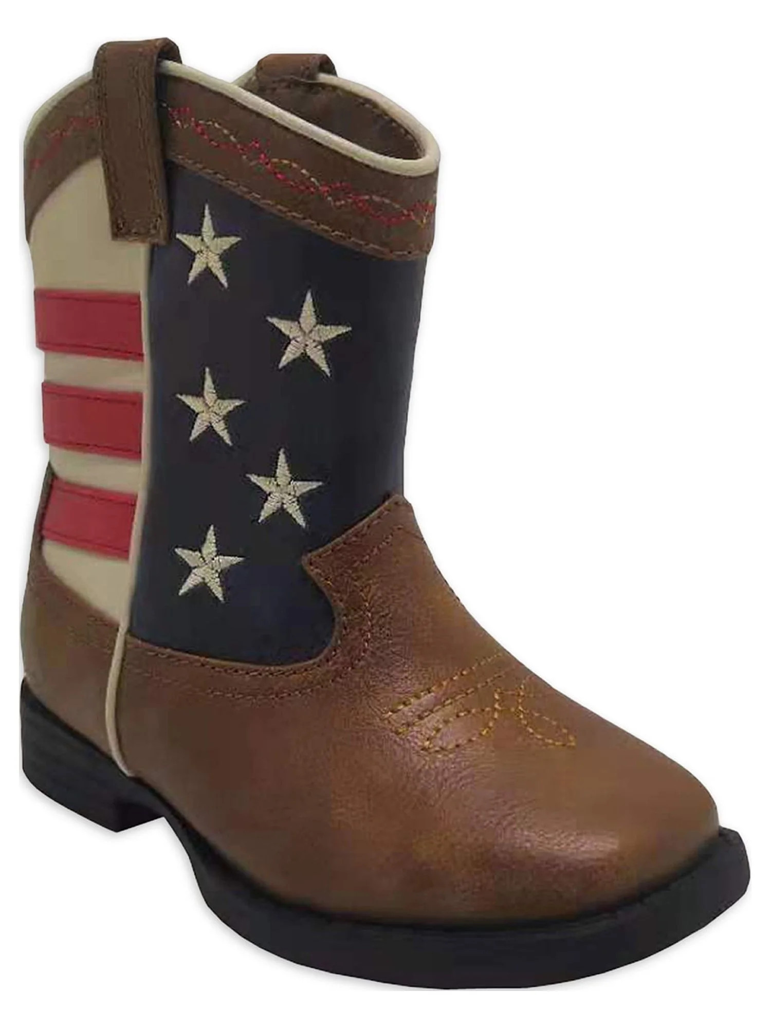 Wonder Nation Toddler & Boys Americana Cowboy Western Boots | Walmart (US)