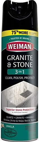 Weiman Granite Cleaner and Polish - 17 Ounce - For Granite Marble Soapstone Quartz Quartzite Slat... | Amazon (US)