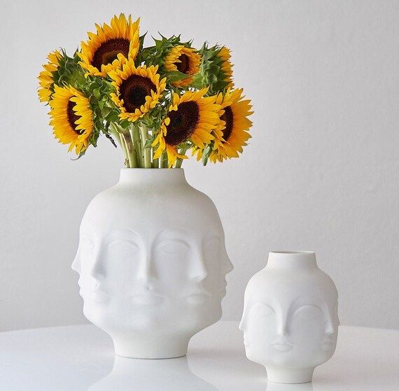 Multi-face Morden vase /Norse mythology Vase / Minimalist Decor /Modern/Air Plant Pot/Flower vase... | Etsy (US)