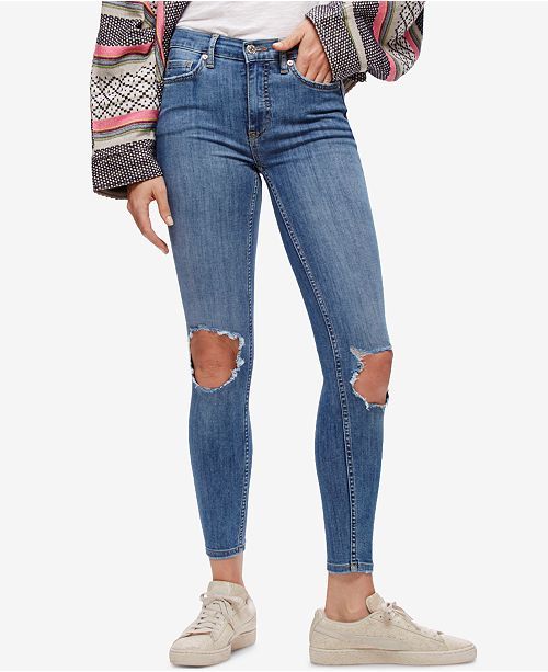 Busted Knee Skinny Jeans | Macys (US)