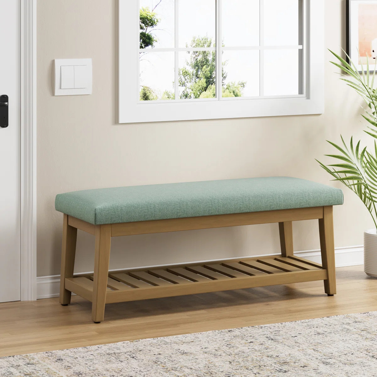 Hahnville 44" W  Upholstered Storage Bench | Wayfair North America