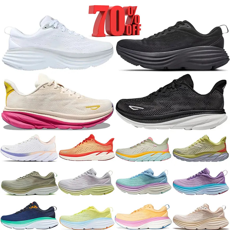 bondi 8 clifton 9 clifton 8 designer running shoes mens womens kawana white black blue pink yello... | DHGate