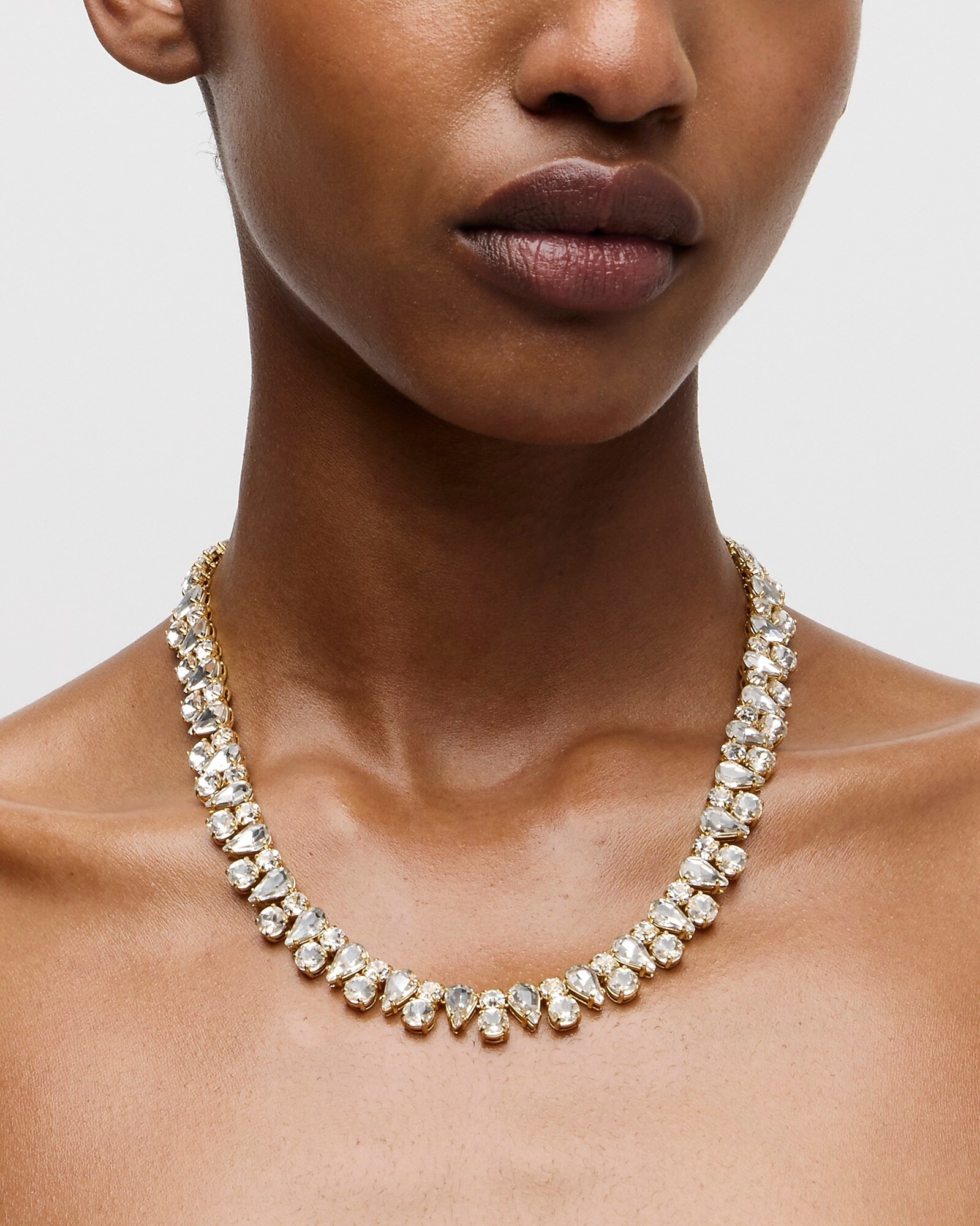 Crystal cluster necklace | J. Crew US