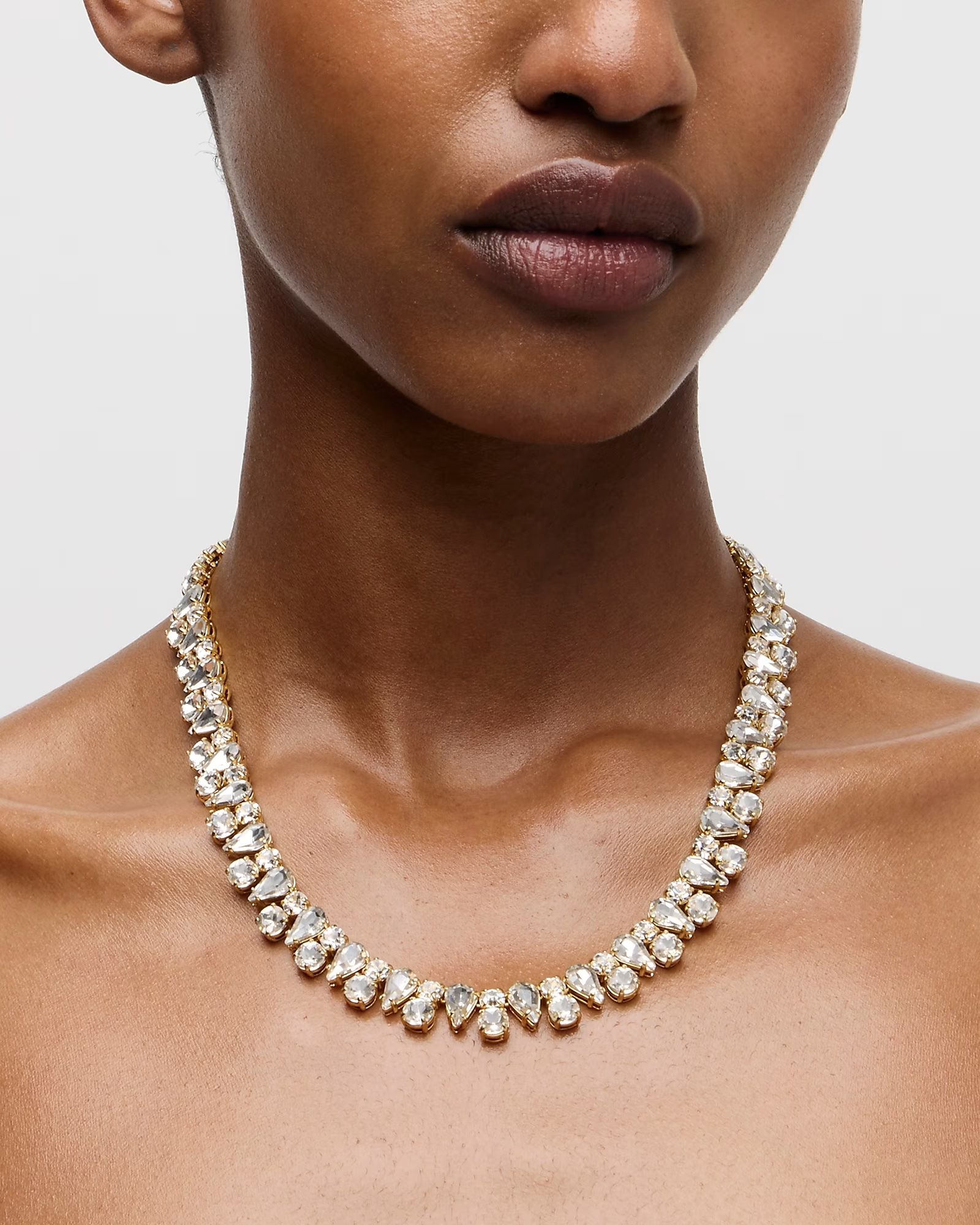 Crystal cluster necklace | J.Crew US