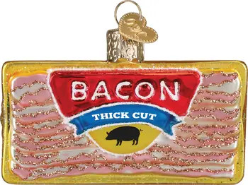 Old World Christmas Pack of Bacon Glass Ornament | Nordstrom | Nordstrom