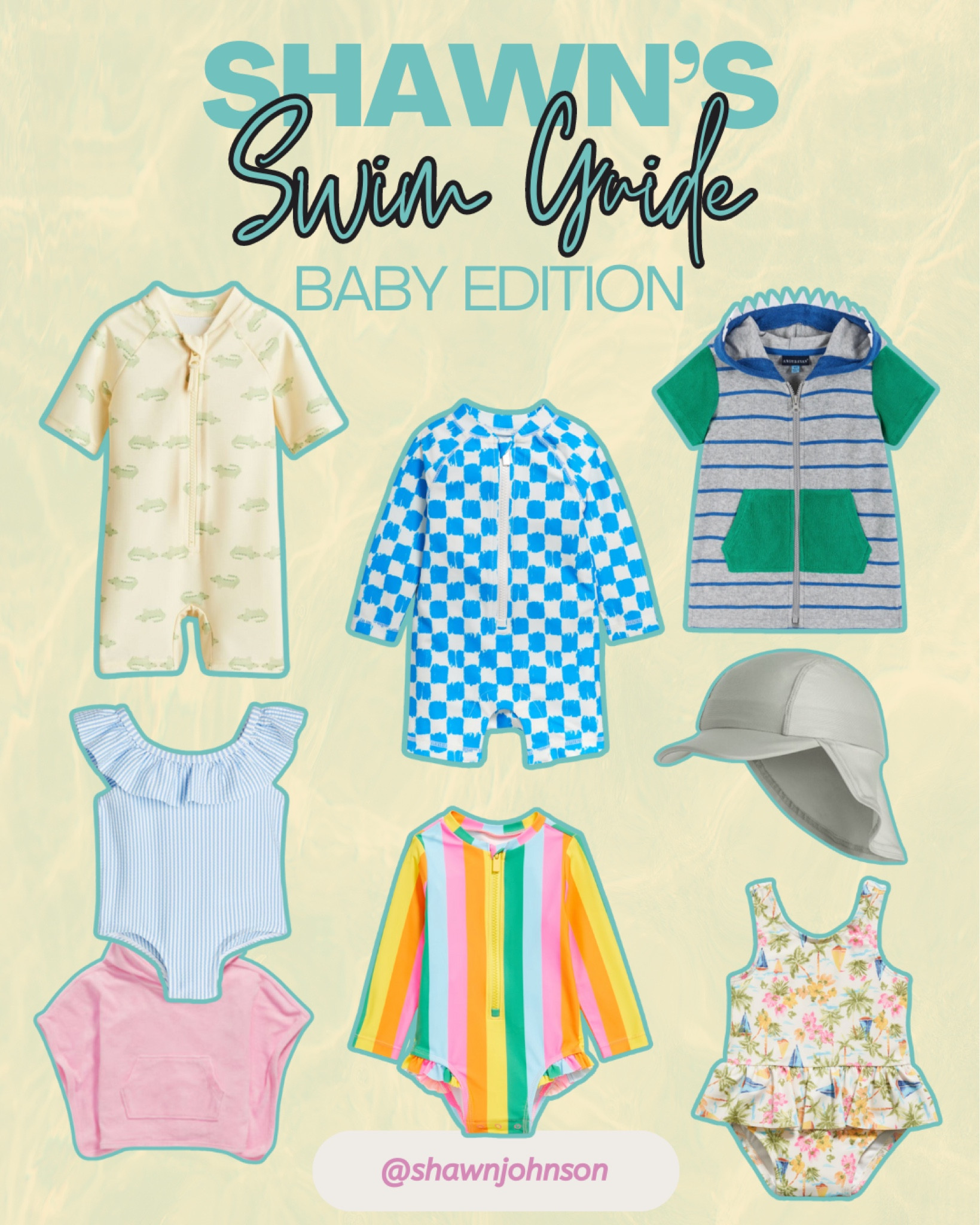 Though the East fam lives in the pool all year, it's about to be the only thing we do daily now cause SUMMER! Here are some baby swimsuits. The hat is essential! 

#LTKswim #LTKbaby #LTKSeasonal