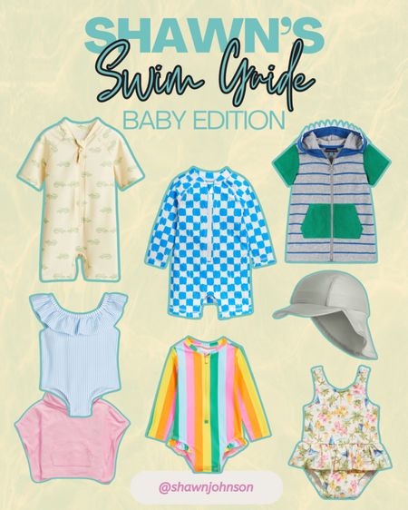 Though the East fam lives in the pool all year, it's about to be the only thing we do daily now cause SUMMER! Here are some baby swimsuits. The hat is essential! 

#LTKswim #LTKbaby #LTKSeasonal