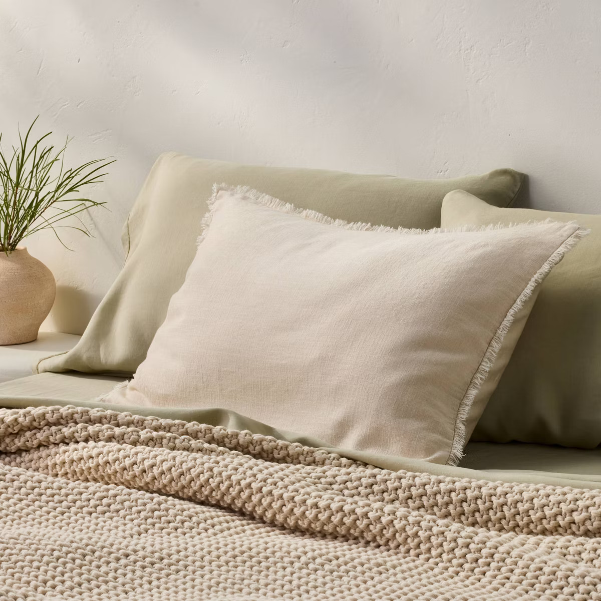 Heavyweight Linen Blend Comforter Sham - Casaluna™ | Target