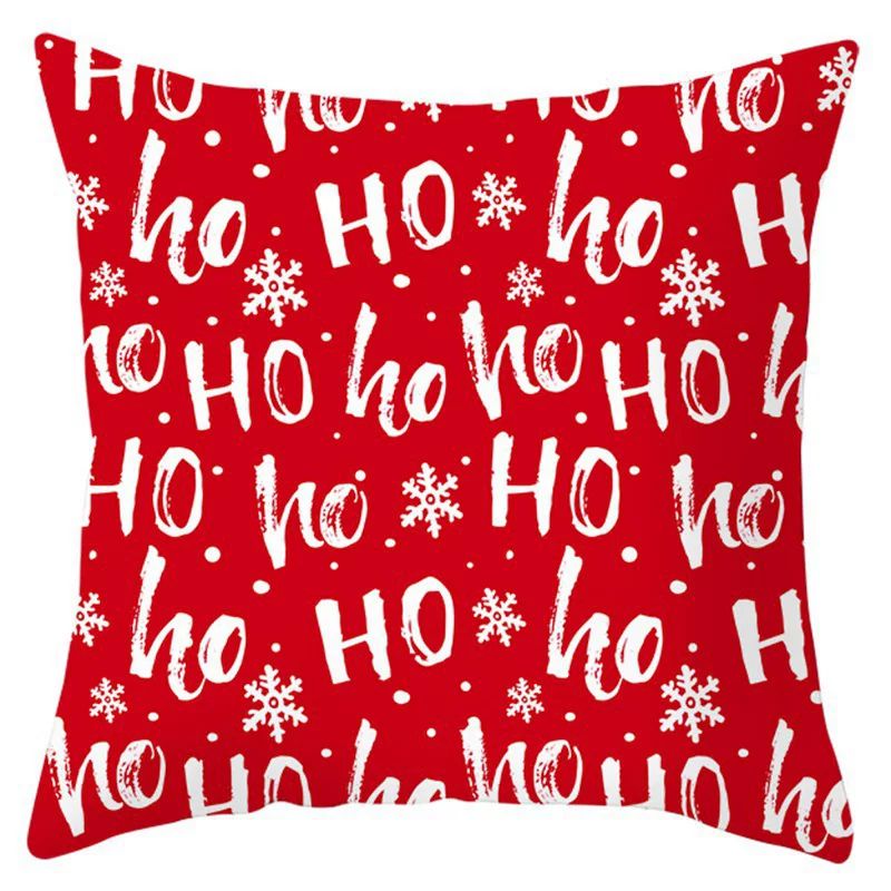 Soft Christmas Red Pillow Covers, Zipper Home Throw Pillow Case, Merry Christmas Snowflake Decora... | Walmart (US)