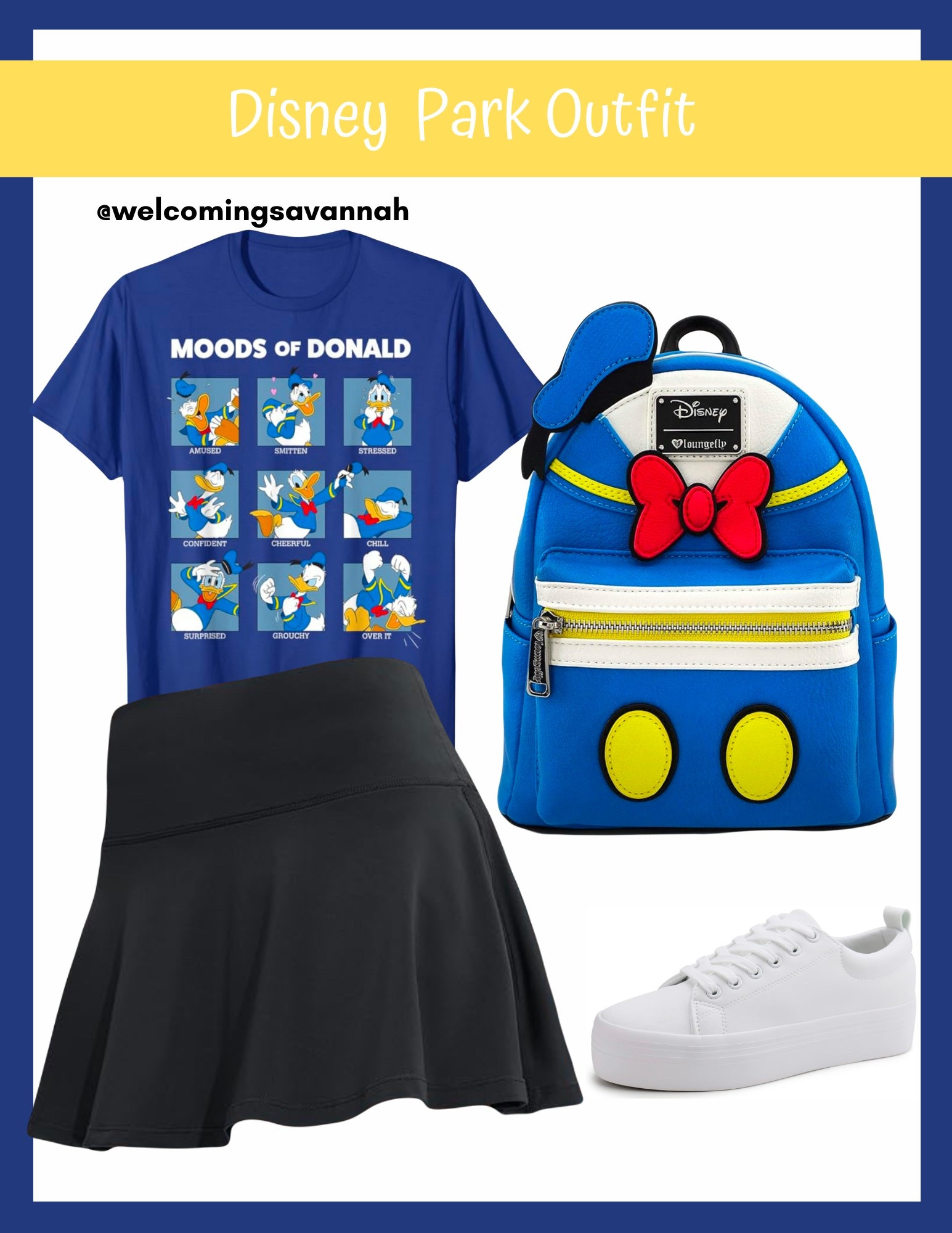 Donald Duck Disney Outfit 

#LTKTravel #LTKStyleTip #LTKWatchNow