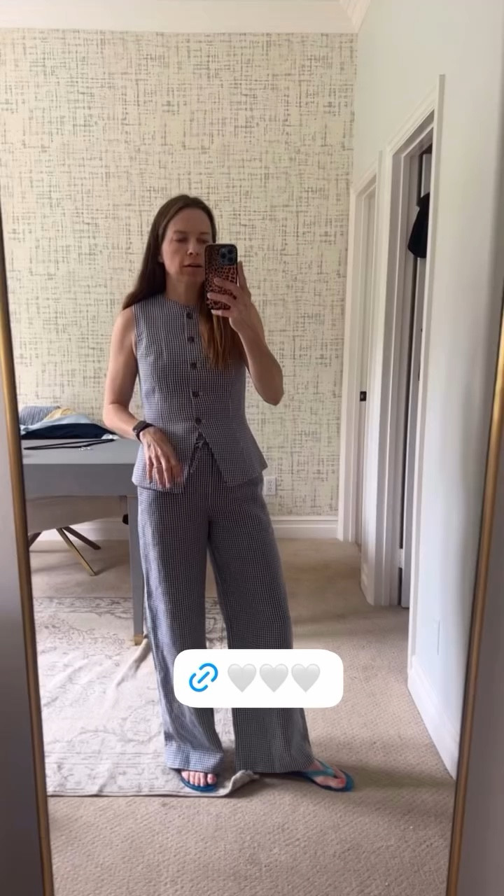 Aritzia try on, office outfit, matching set, vest outfit, navy blue, late summer outfit, early fall outfit, travel outfit, over 40 outfit inspiration, easy outfit inspiration ￼

#LTKmomlife #LTKootd #LTKOver40