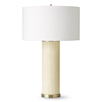 Sydney Natural Woven Cylinder Table Lamp | Williams-Sonoma