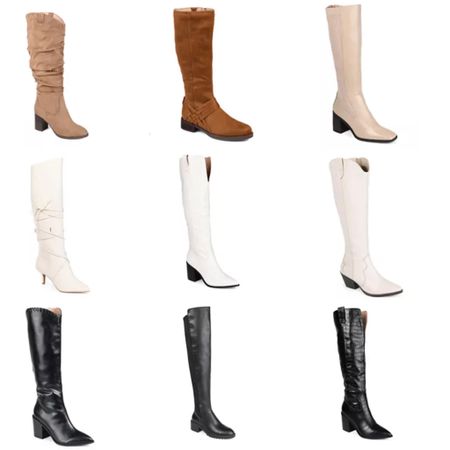 Wide calf boots and extra wide calf boots 

I rounded up some cute and trendy boot options that are wide calf and extra wide calf options. 

#LTKSeasonal #LTKsalealert #LTKshoecrush