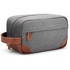 Vorspack Toiletry Bag Hanging Dopp Kit for Men Water Resistant Canvas Shaving Bag with Large Capa... | Amazon (US)
