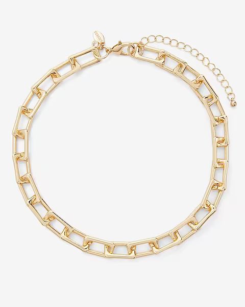 Square Link Chain Necklace | Express