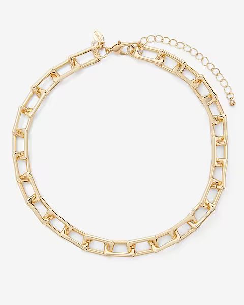 Square Link Chain Necklace | Express