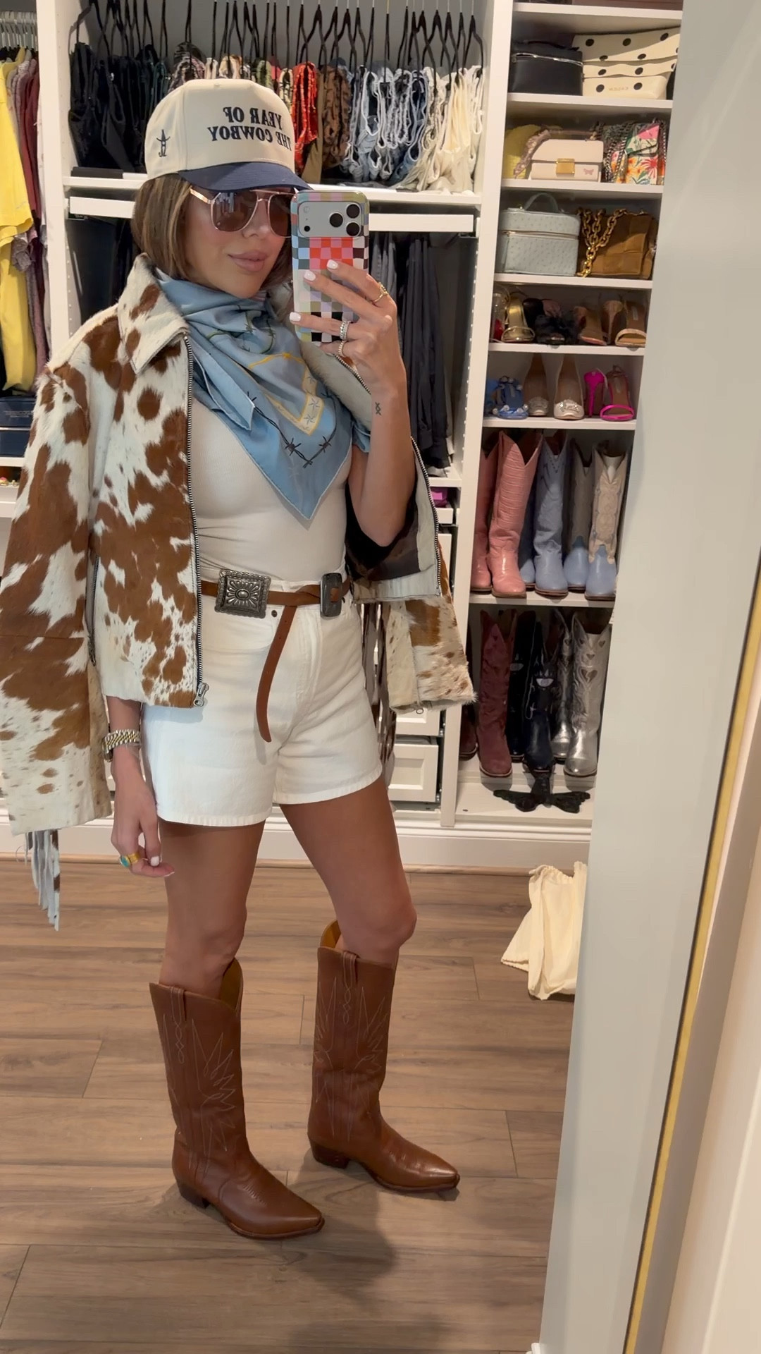 casual ootn for a date at the rodeo with @Tecovas! Hat is from HLSR + scarf is sister the brand!

recommend sizing down half size on boots!

#LTKootd #LTKFestival