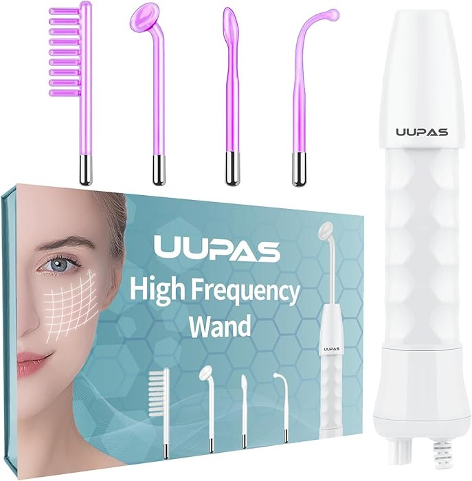 High Frequency Facial Wand-UUPAS Portable Handheld High Frequency Facial Machine Skin Facial Wand... | Amazon (US)