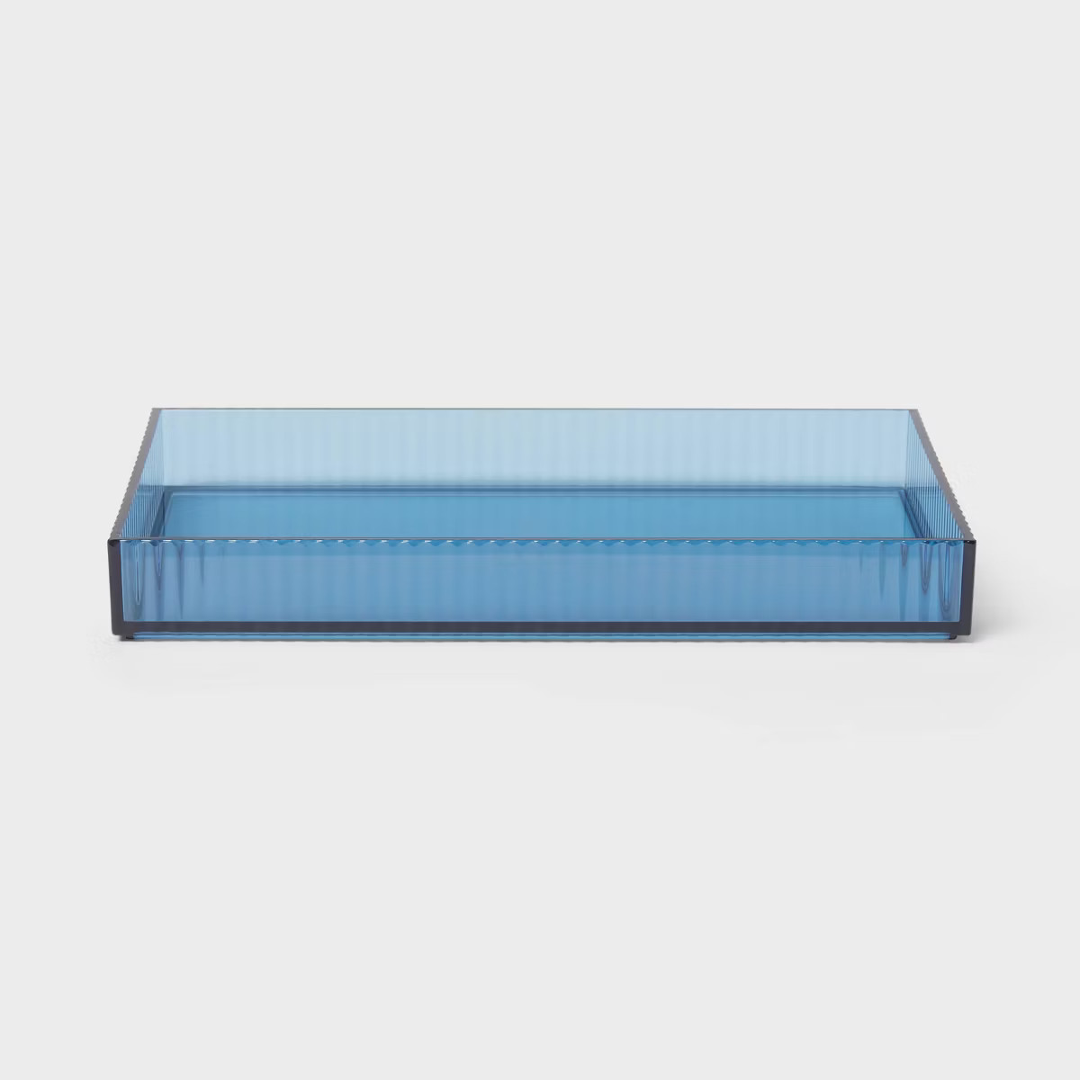 Ribbed Tray Blue - Room Essentials™ | Target