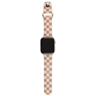 Walli Cases Blush Check Watch Band Pink and White Checker 38/40/41 mm | Target