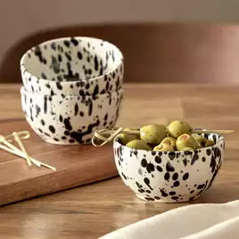 Buy Habitat Jackson 3 Piece Nibble Bowls - Black | Serving bowls and platters | Habitat | Habitat UK