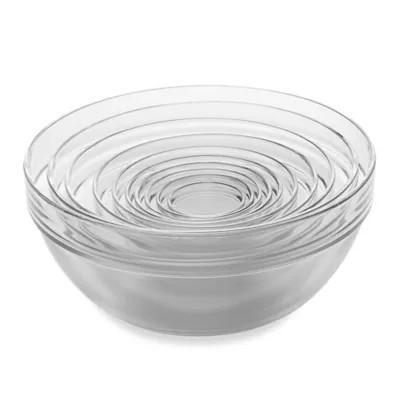 10-Piece Tempered Glass Nesting Mixing and Prep Bowl Set | Bed Bath & Beyond