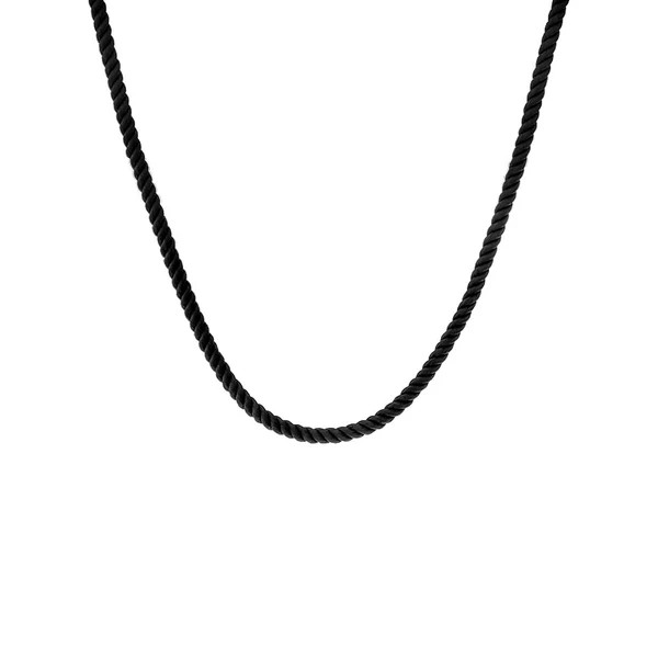 Colored Twisted Cotton Rope Necklace | Adina Eden