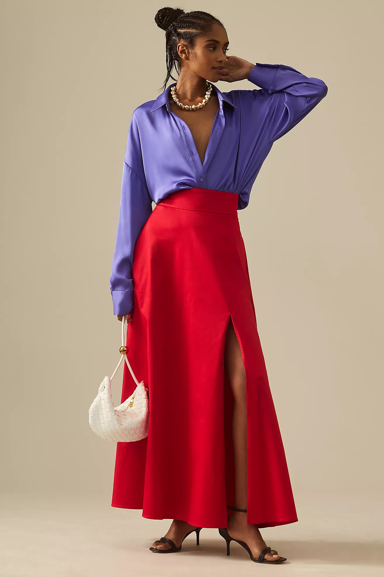 Mare Mare x Anthropologie Poplin Skirt | Anthropologie (US)