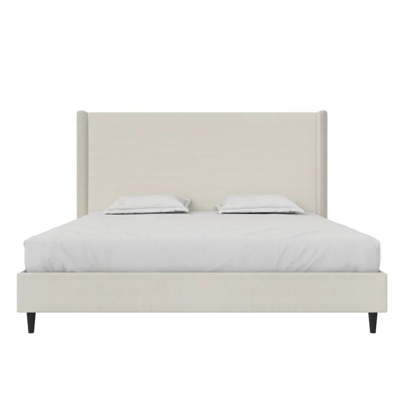 Birzer King Upholstered Wingback Bed | Wayfair North America