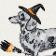 Molly Hatch Stoneware Halloween Dog Dessert Plate | Anthropologie (US)