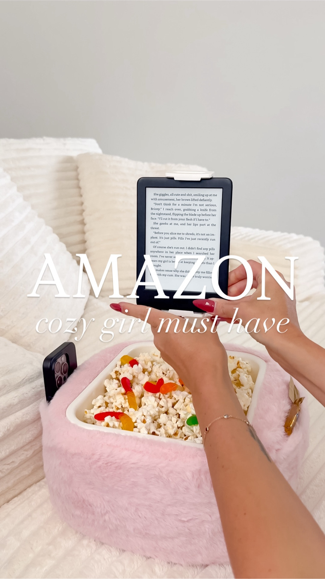 This tablet pillow stand makes the perfect setup for your favorite book and snack! Catching up on some reading just got to much cozier! 📖🍿🤓 

It also fits a tablet or phone so you can watch a show or catch up on some work! 

#thesistershoppers #amazongadget #amazonmusthaves #reading #amazonfinds 

@amazon @amazoninfluencerprogram @amazonhome 

#LTKHome #LTKMothersDay #LTKselfcare