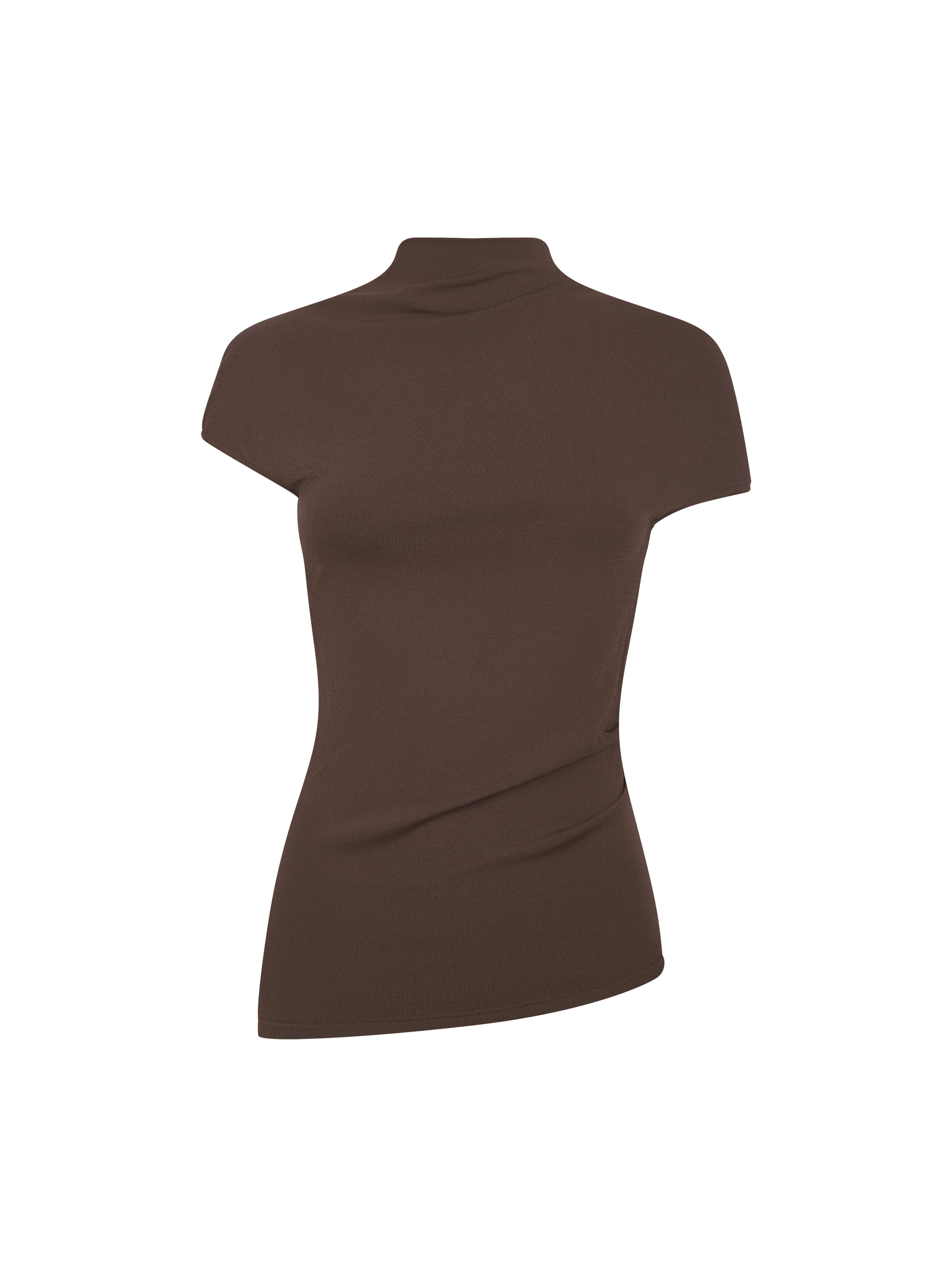 Residence Knit Top - Brown | Maebe