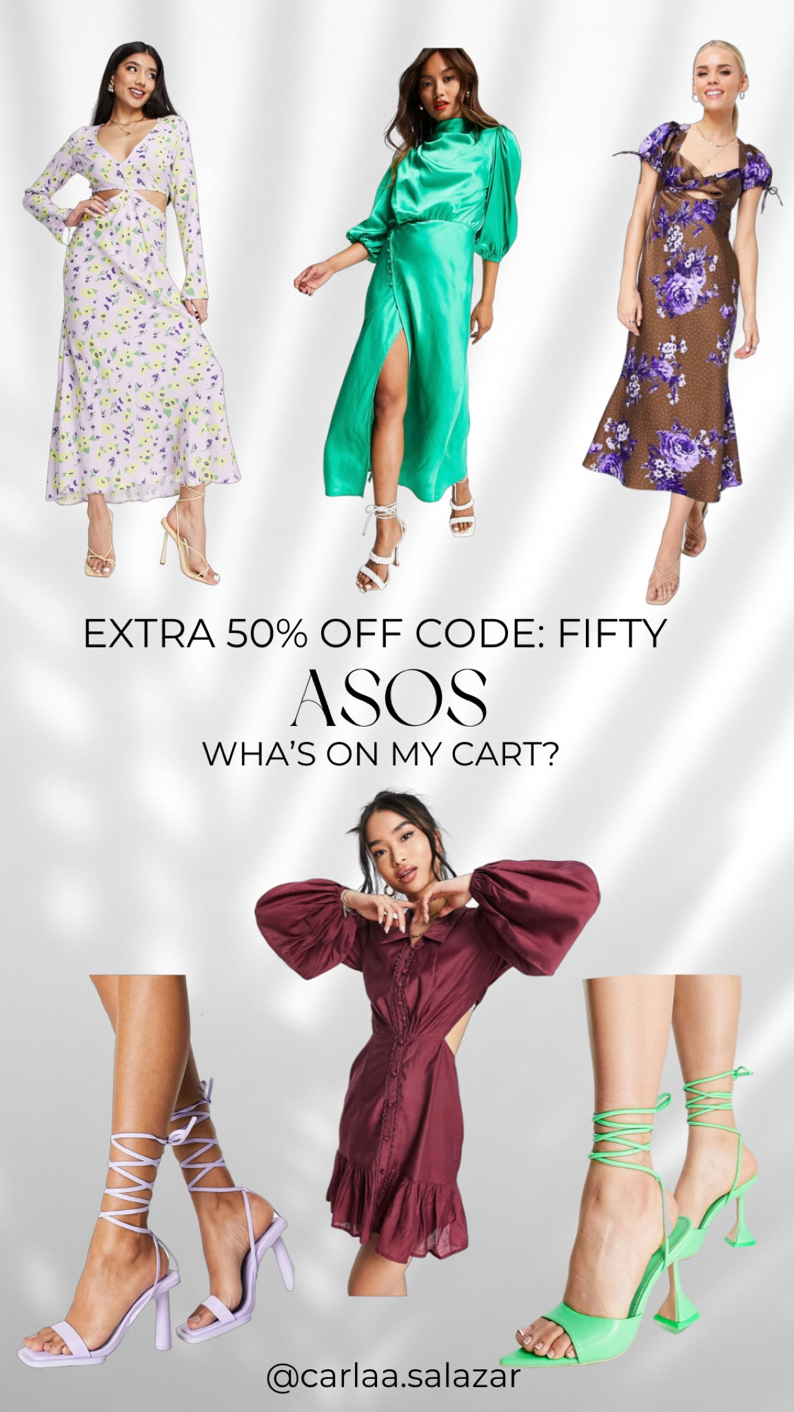 ASOS Extra 50% OFF using code: FIFTY
Asos sale, everything under $35

#LTKsalealert #LTKunder50 #LTKstyletip