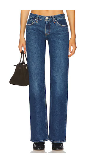 Hudson Jeans Kelli Low Rise Loose Straight in Blue. - size 28 | Revolve Clothing (Global)
