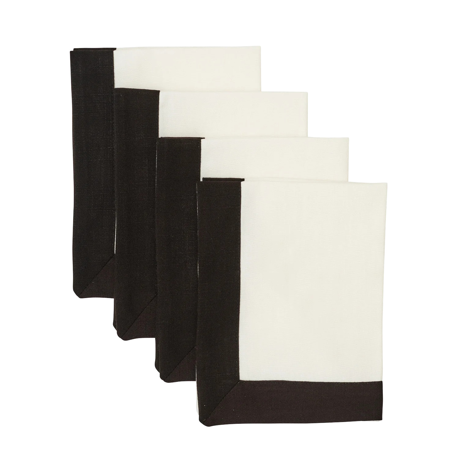 Black and White Placemat Set | In the Roundhouse