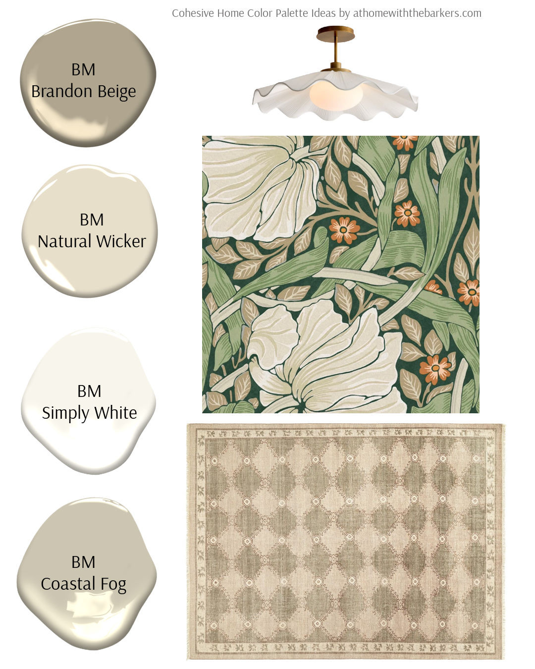 DIY home decorating, wallpaper and rug coordination, interior design 

 #LTKHome #LTKSaleAlert