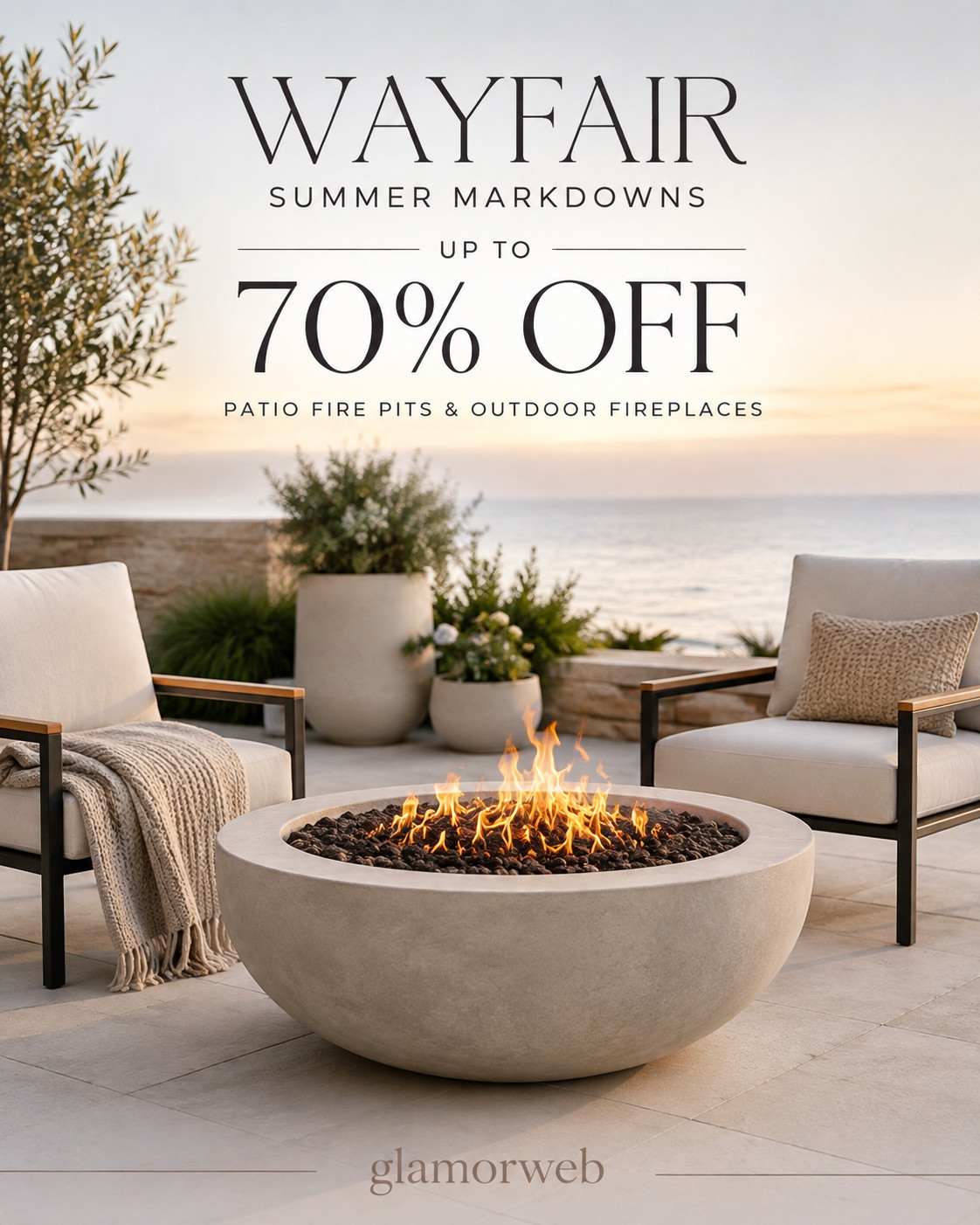 Fall nights around the fire just hit different 🍂🔥 And Wayfair summer markdowns are up to 70% OFF! I’m loving these patio fire pits, outdoor fireplaces, and fire pit tables for cozy fall evenings, s’mores, outdoor dinners, and hosting friends. 🤎✨

#Wayfair #WayfairSale #WayfairDeals #WayfairFinds #WayfairOutdoor #SummerMarkdowns #FallHome #FallDecor #FallOutdoorDecor #FallPatio #FallBackyard #FirePit #PatioFirePit #OutdoorFireplace #FirePitTable #OutdoorLiving #PatioDecor #BackyardDecor #FallEntertaining #CozyFall #LTKHome #LTKFinds #LTKDeals 

 #LTKSeasonal #LTKHome #LTKSaleAlert