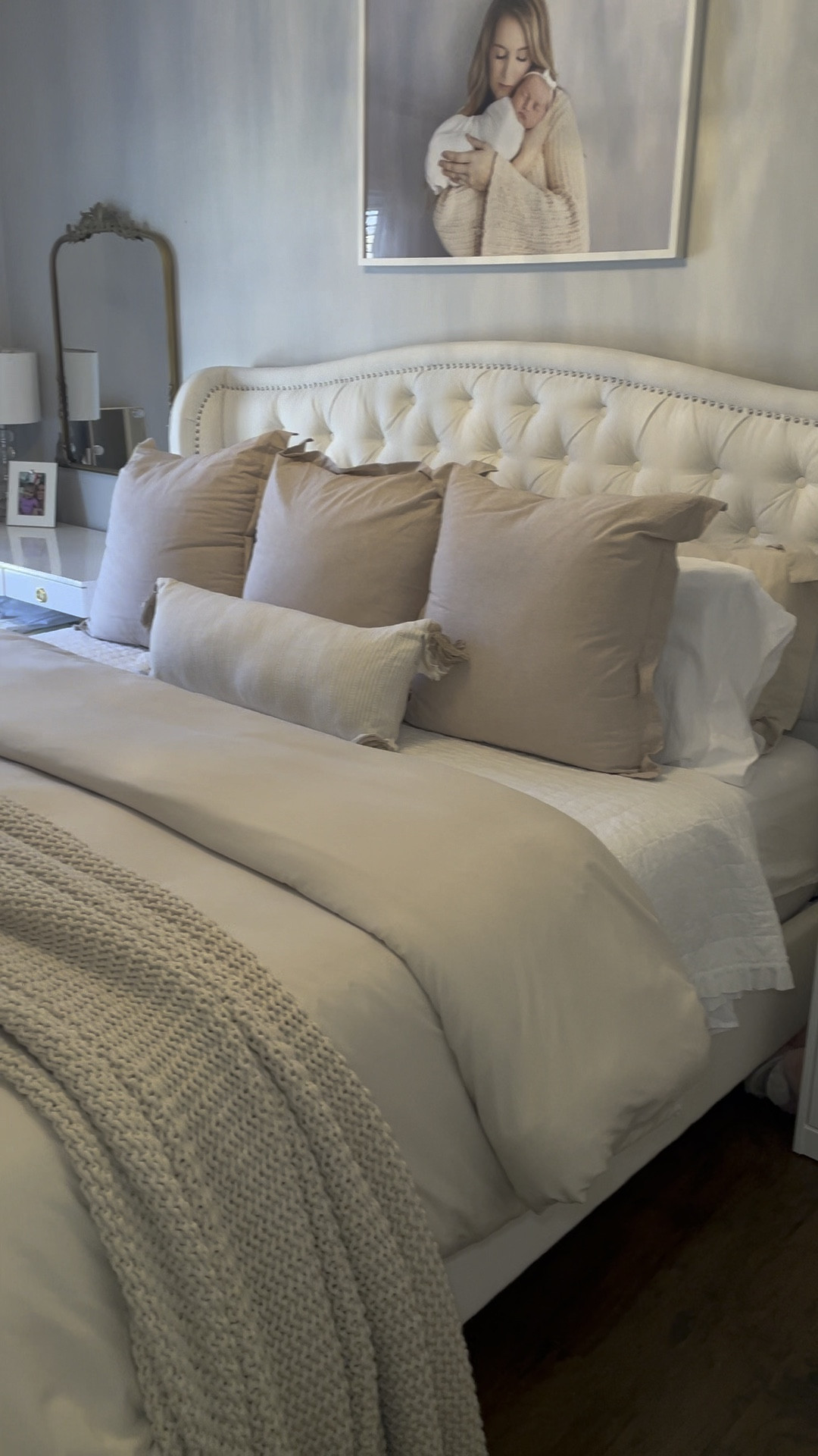 Bedroom Refresh! All of my bedding is Target and Amazon. My bed, vanity/desk and mattress are from Wayfair. 
The key to getting a hotel like feel is 2 duvet inserts inside your duvet cover!

#bedding #targetbedding #amazonbedding #bedroom

#LTKfindsunder50 #LTKMostLoved #LTKhome